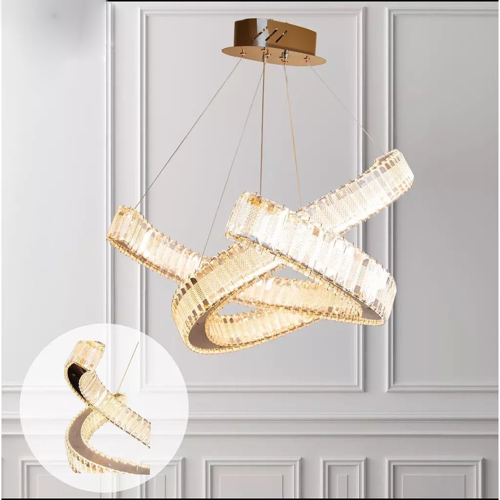 نجفة كريستال "جلايد" Glide Crystal Chandelier