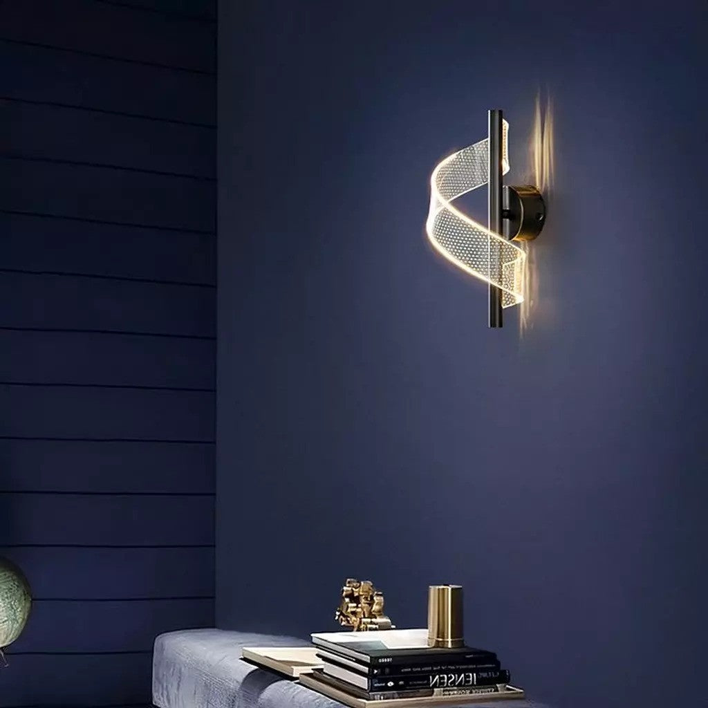 إضاءة حائط ليد مودرن "لوسنت فلو" Lucent Flow Modern LED Wall Sconce