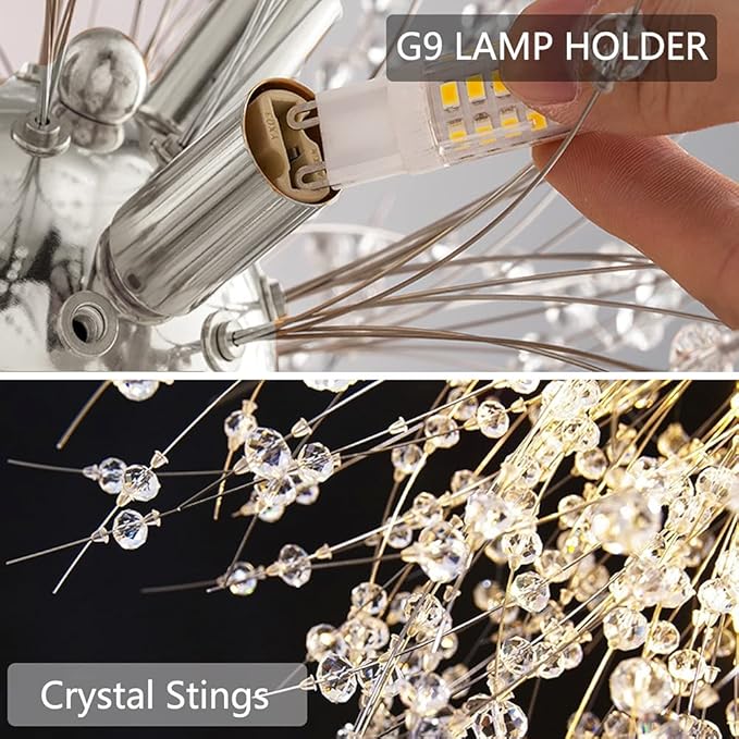 نجفة كريستال مودرن "ليكس" Lex Modern Crystal Chandelier