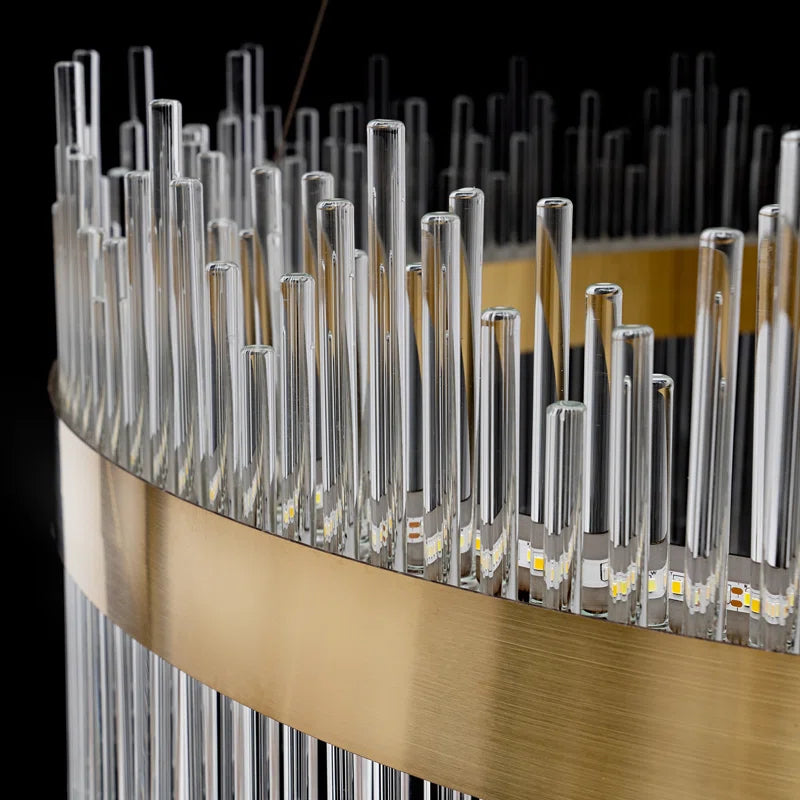 نجفة كريستال مودرن "كاميلا" Camila Modern LED Crystal Chandelier" with Three-Color Changing Bulbs "