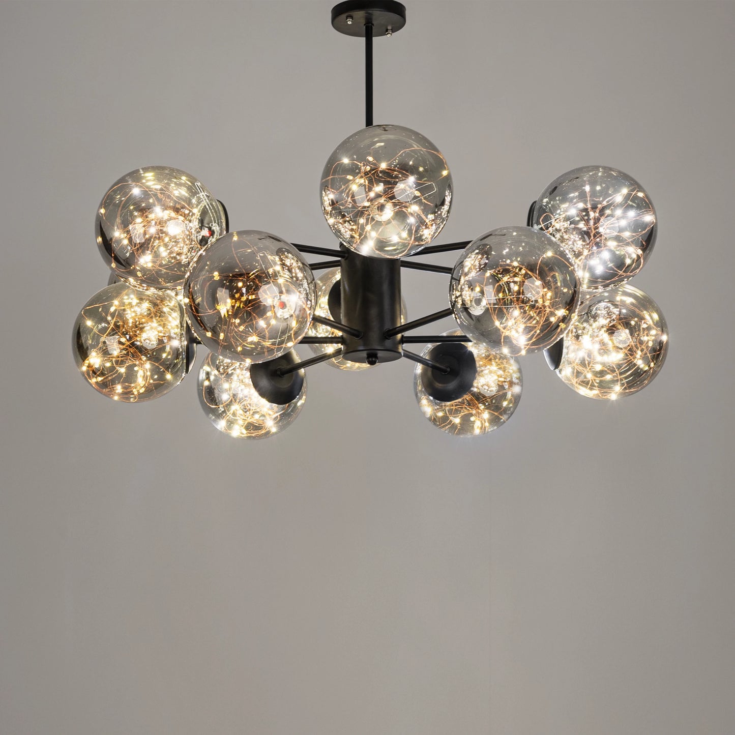 نجفة كلوب زجاج مودرن "نيلي" Nilly Modern Globe Glass Chandelier