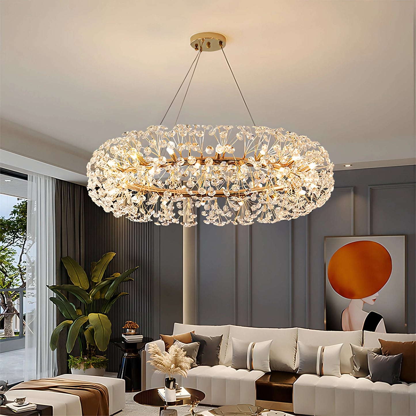 نجفة كريستال مودرن "سيلينا" Selena Modern Crystal Chandelier