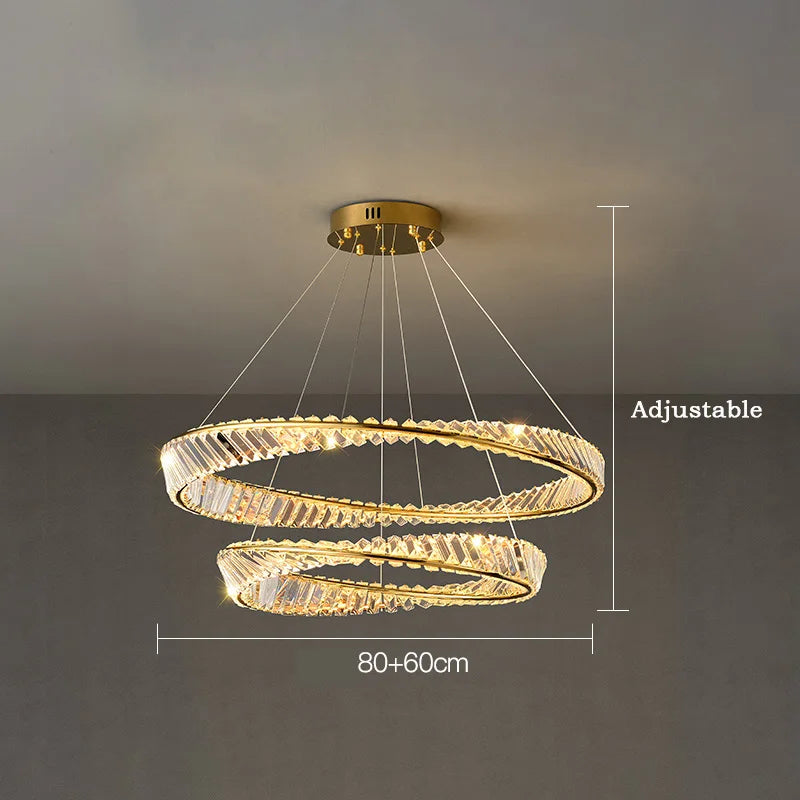 نجفة كريستال مودرن "نونا" Nona Modern Crystal Chandelier