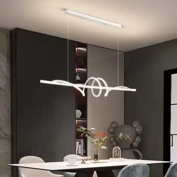نجفة ليد مودرن "أليس" Elise Modern LED Chandelier " with Three-Color Changing Bulbs "