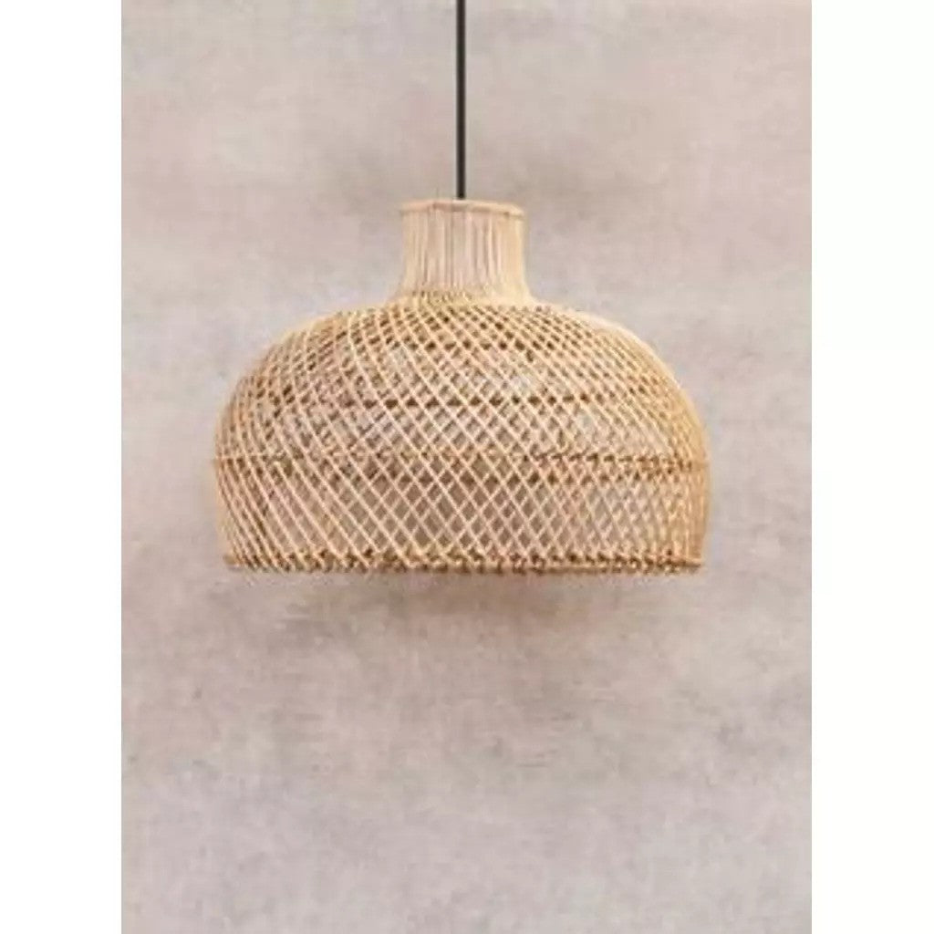 نجفة بوهو "بامبو لاتيس" Bamboo Lattice Boho Chandelier
