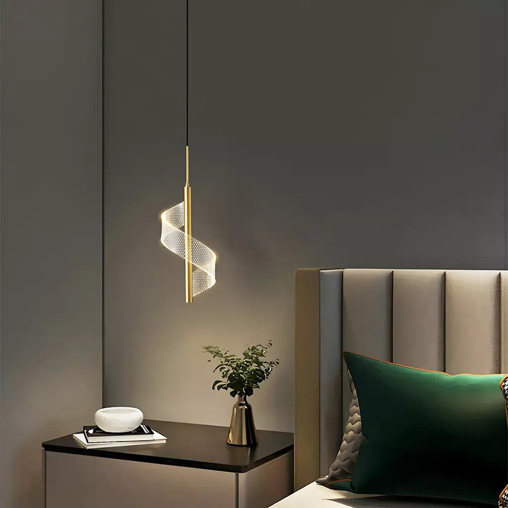 Transparent Radiance Modern Acrylic Pendant