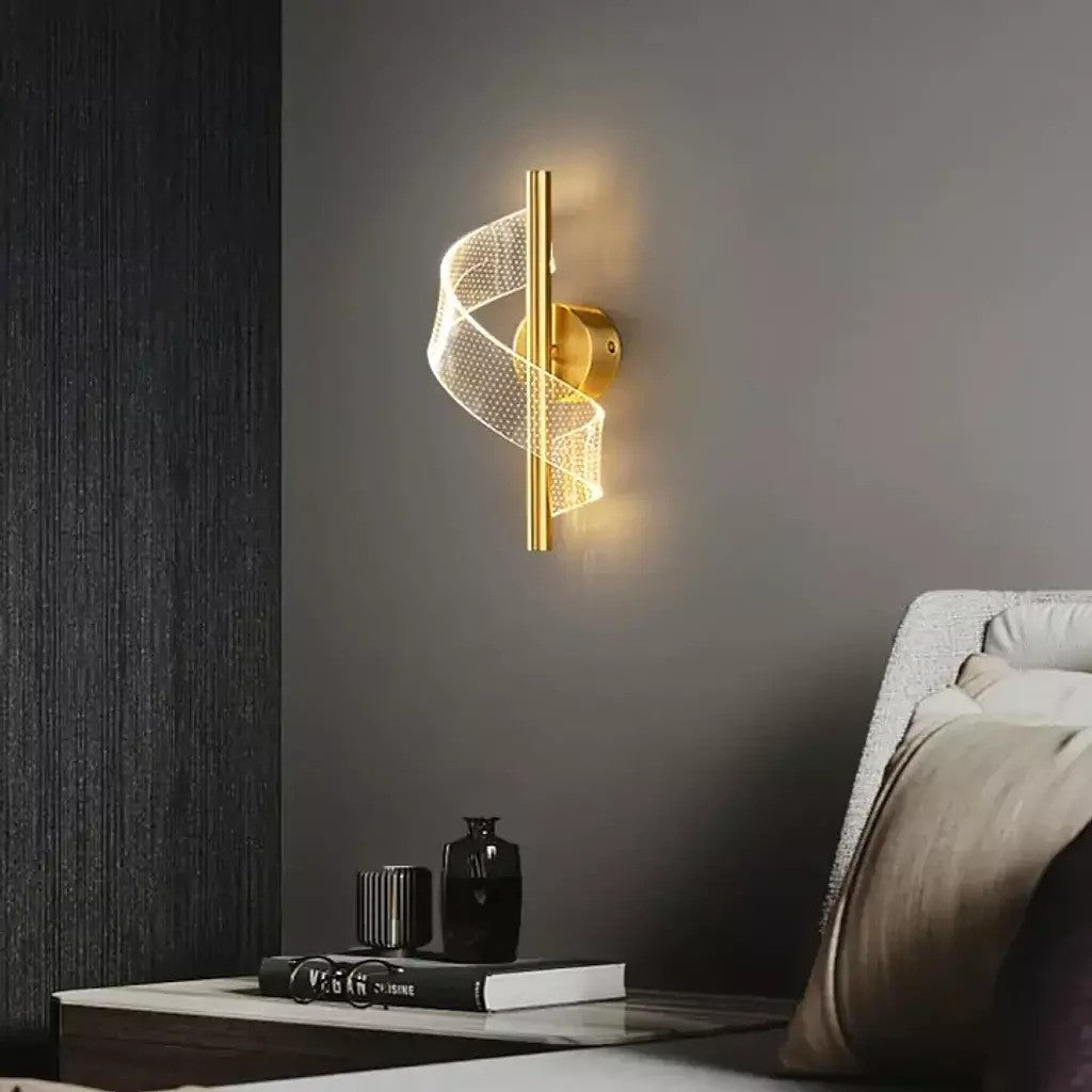 إضاءة حائط ليد مودرن "لوسنت فلو" Lucent Flow Modern LED Wall Sconce