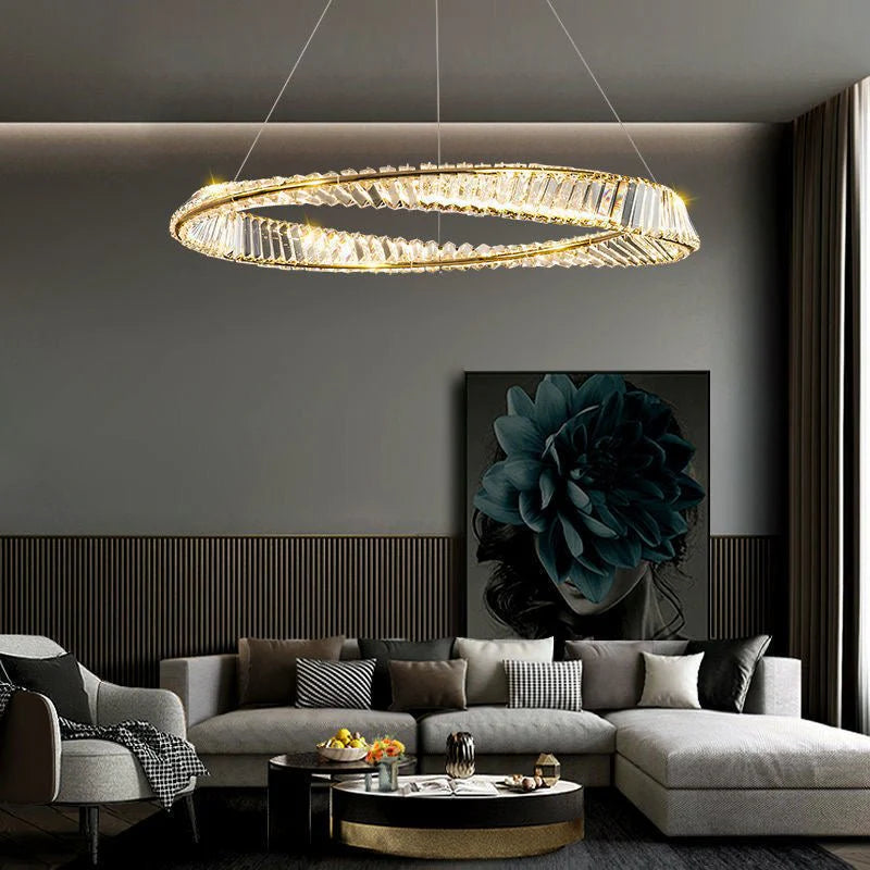 نجفة كريستال مودرن "جيد" Jade Modern Crystal Chandelier