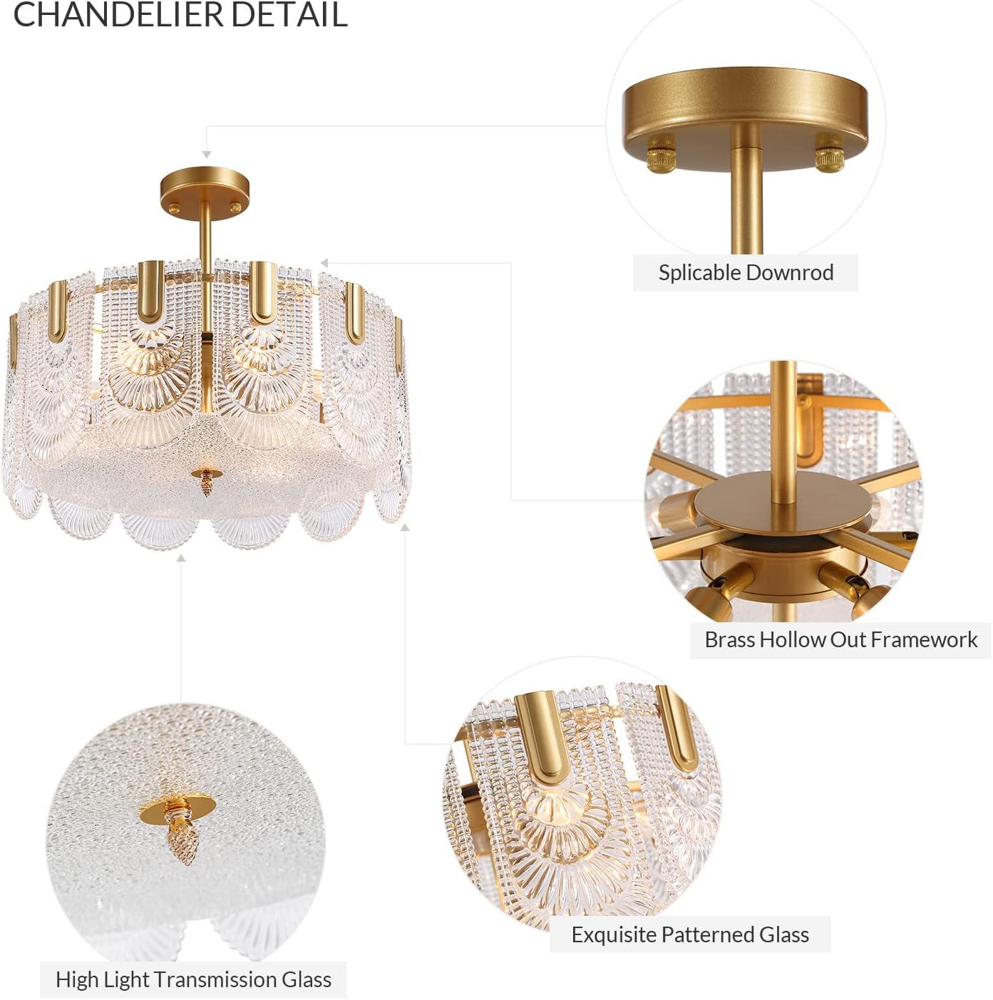 نجفة كريستال مودرن " سارا" Sara Modern Crystal Chandelier