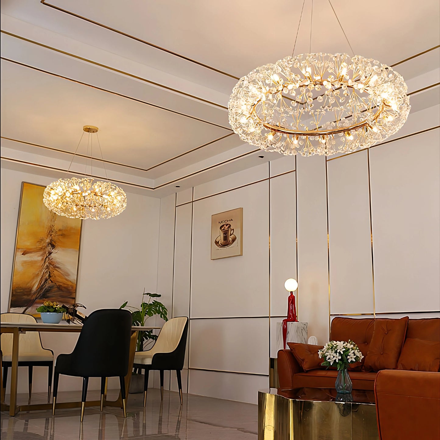 نجفة كريستال مودرن "سيلينا" Selena Modern Crystal Chandelier