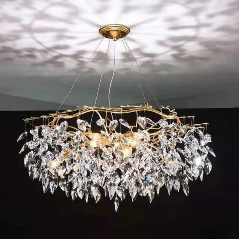 نجفة كريستال مودرن "ميا" Mia Flare Modern Crystal Chandelier