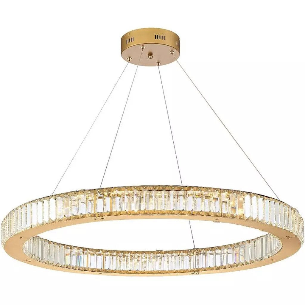 نجفة كريستال مودرن "لومينوس كاسكيد" Luminous Cascade Modern Crystal Chandelier
