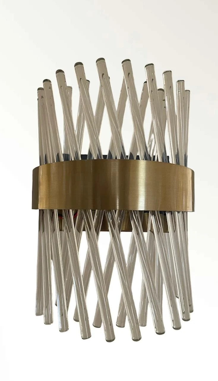 إضاءة حائط مودرن "فيجا" Vega Crystal Wall Sconce