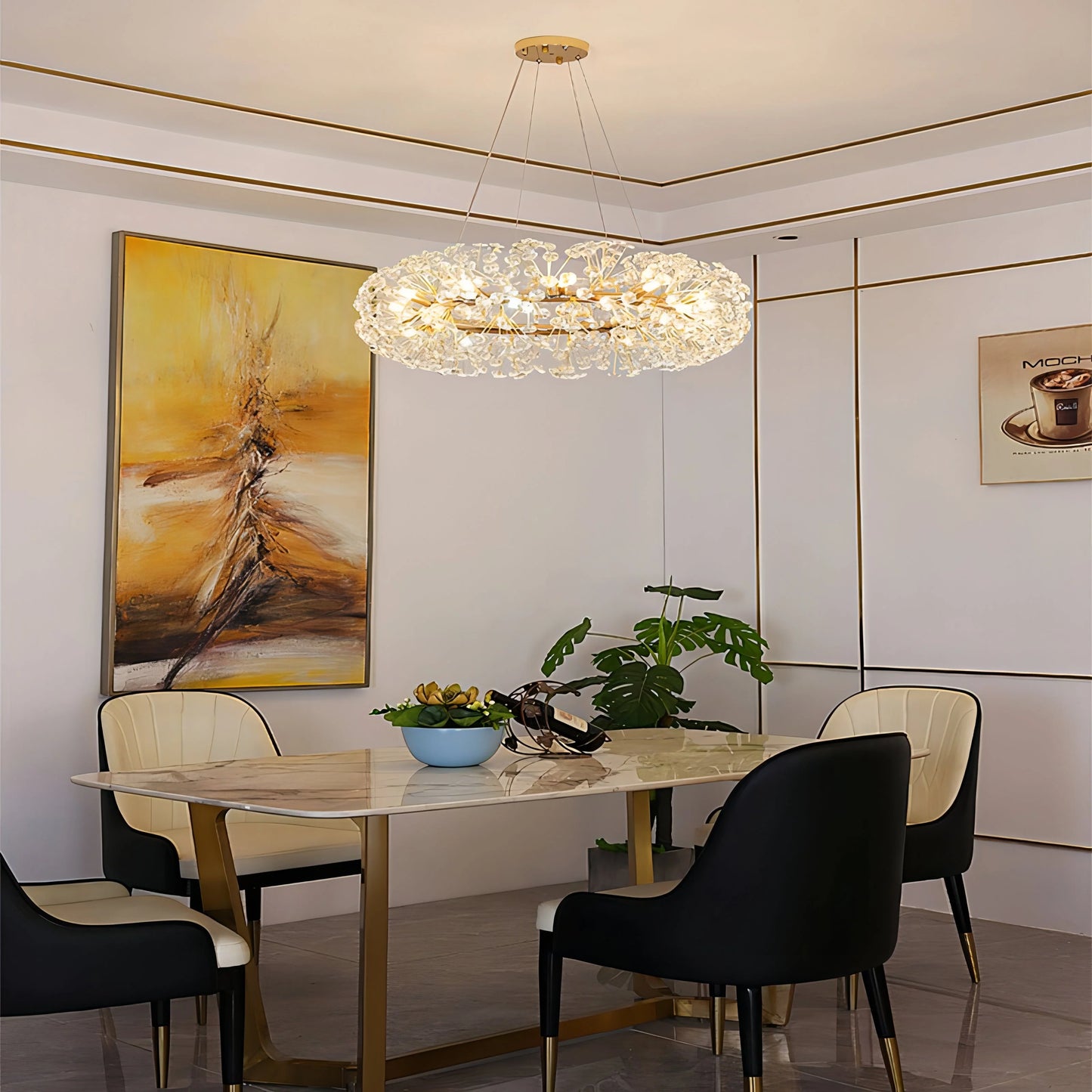 نجفة كريستال مودرن "سيلينا" Selena Modern Crystal Chandelier