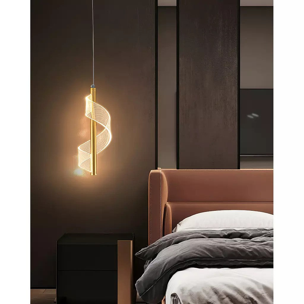Transparent Radiance Modern Acrylic Pendant