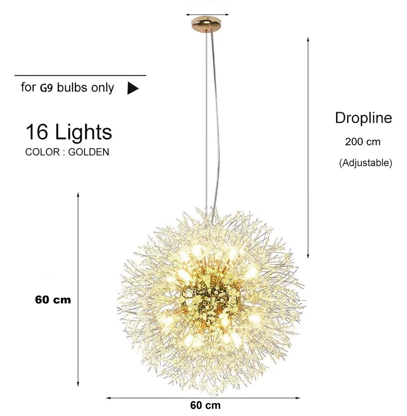 نجفة كريستال مودرن "ليكس" Lex Modern Crystal Chandelier