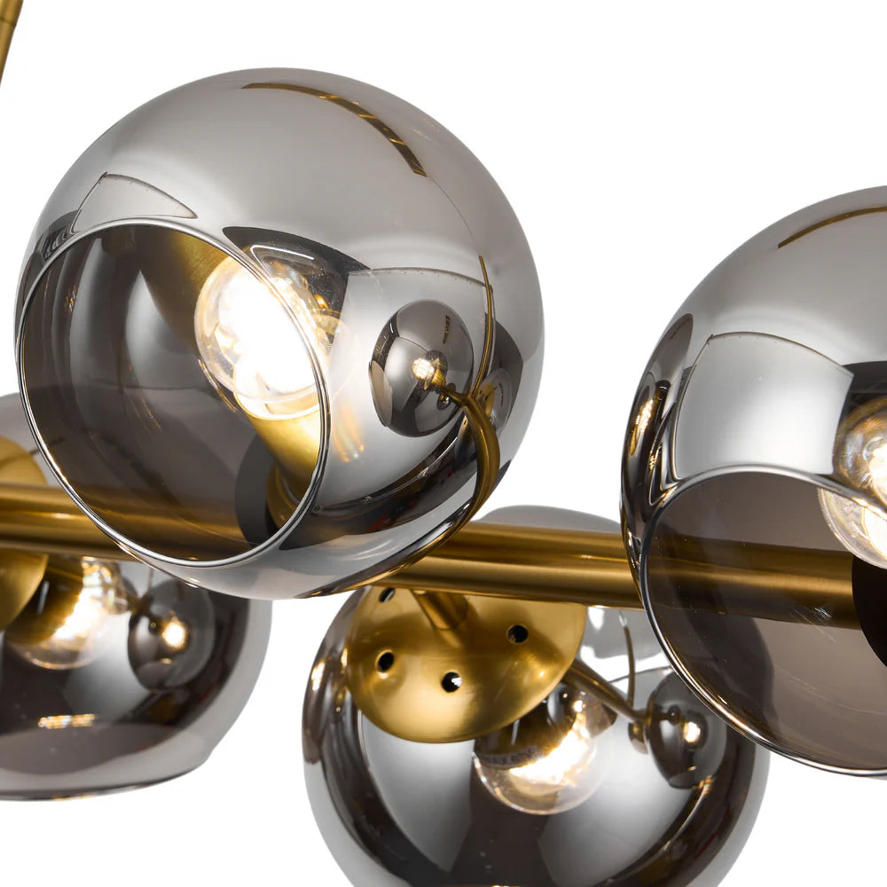 نجفة كلوب زجاج مودرن "فيوجن" Fusion Modern Globe Glass Chandelier