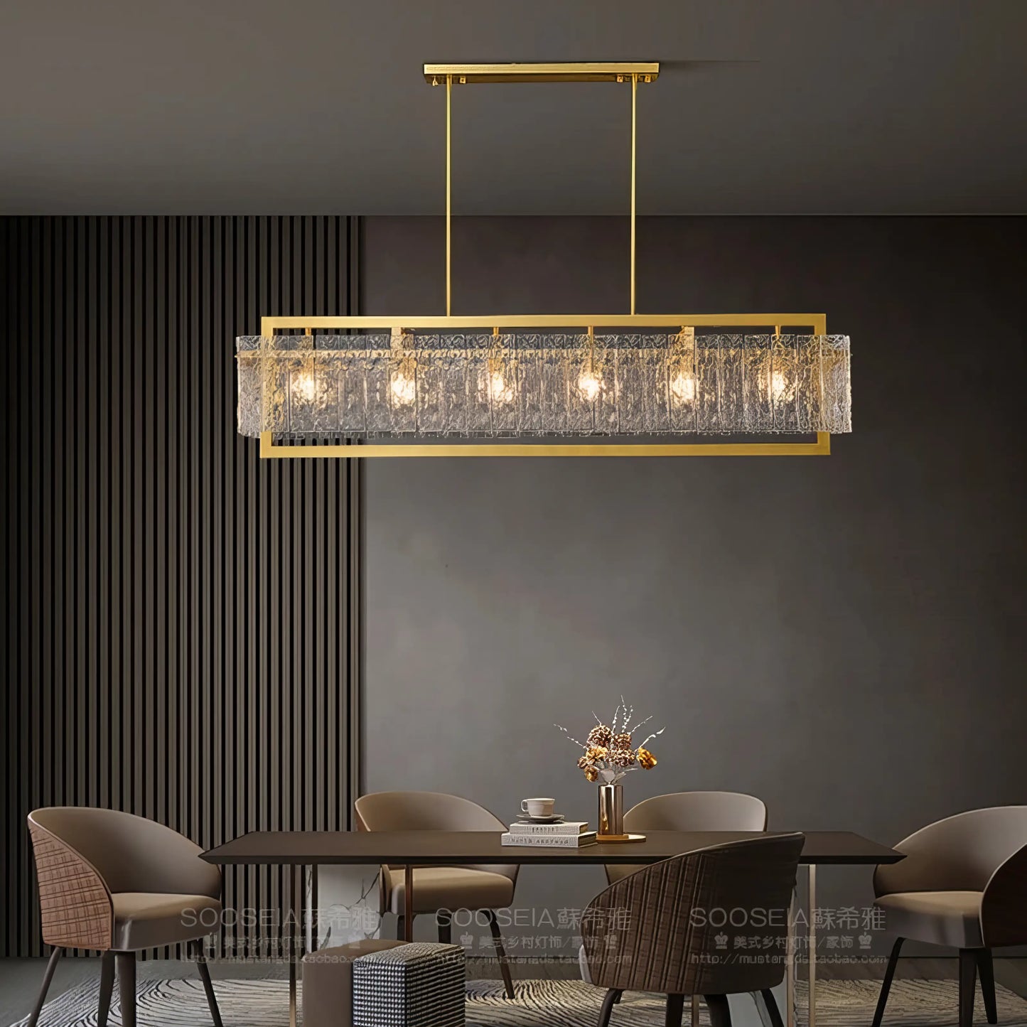 نجفة كريستال مودرن "لوسيندا" Lucinda Modern Crystal Chandelier
