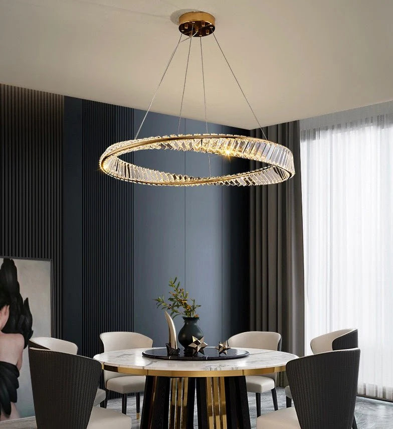 نجفة كريستال مودرن "جيد" Jade Modern Crystal Chandelier
