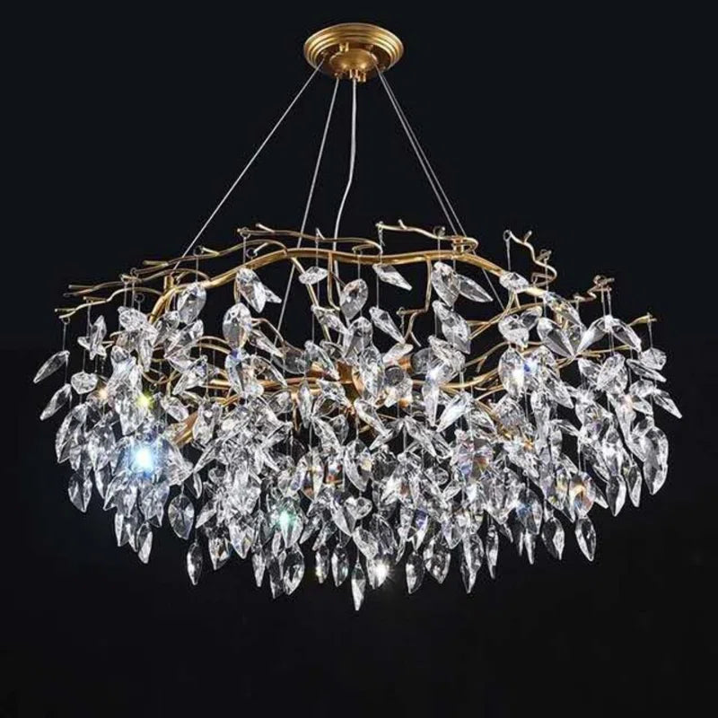 نجفة كريستال مودرن "ميا" Mia Flare Modern Crystal Chandelier