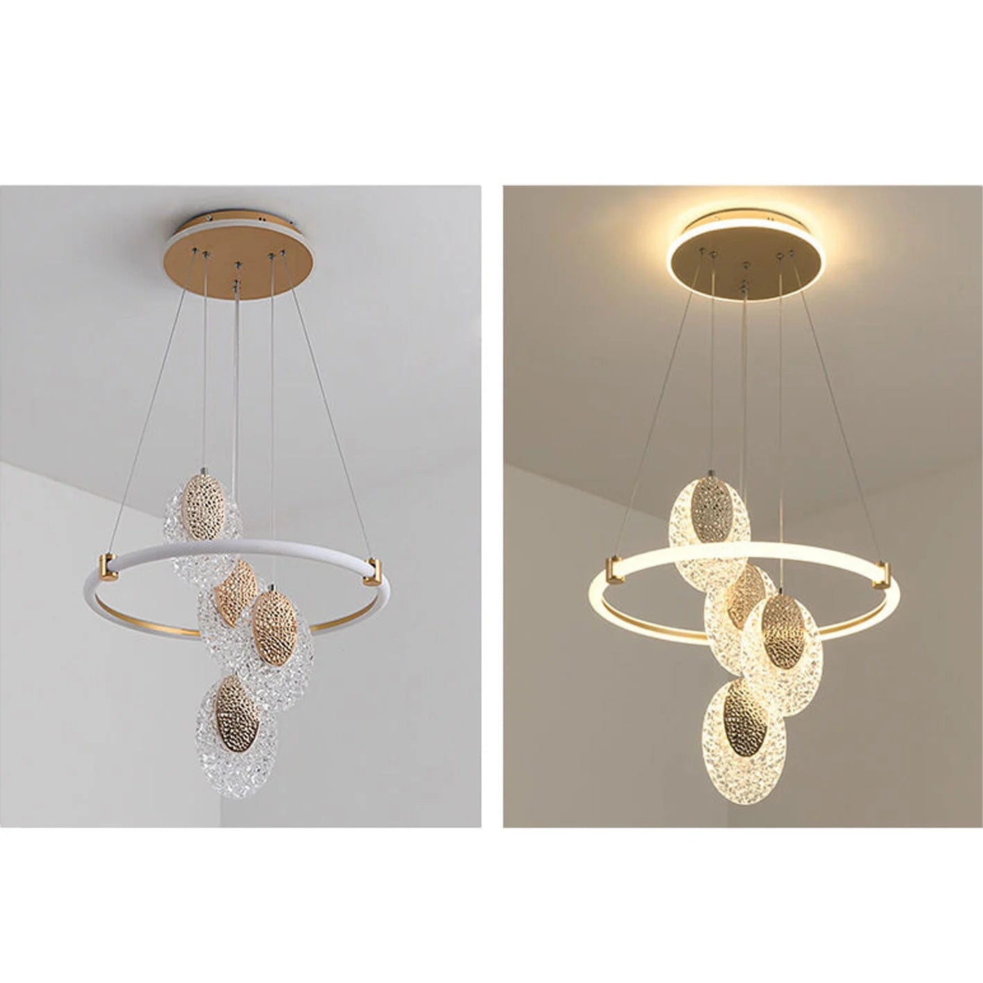 نجفة ليد مودرن "ليرا" Lyra Modern LED Chandelier