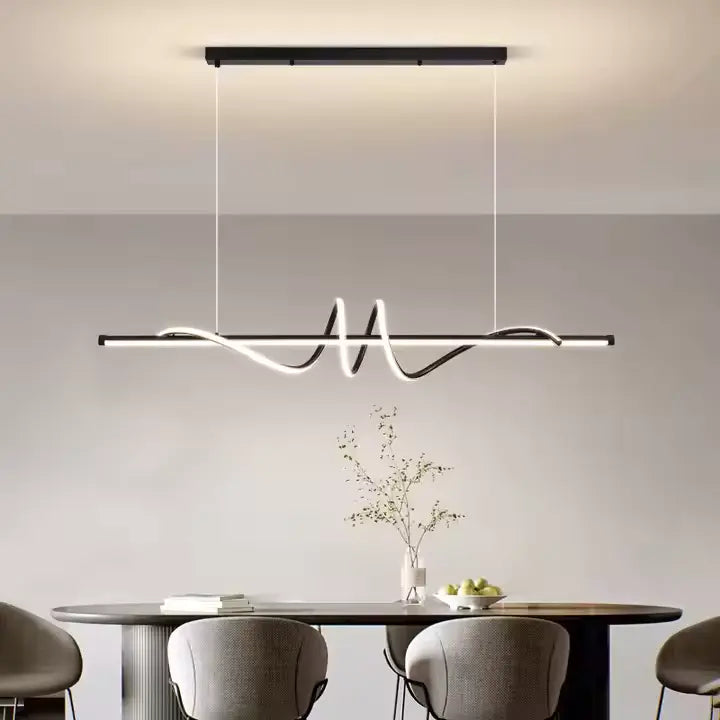 نجفة ليد مودرن "أليس" Elise Modern LED Chandelier " with Three-Color Changing Bulbs "