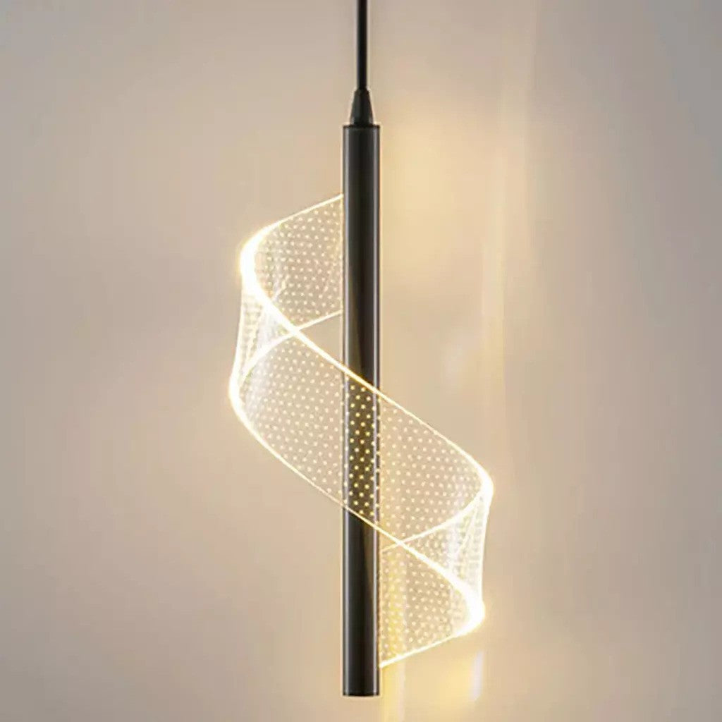 Transparent Radiance Modern Acrylic Pendant