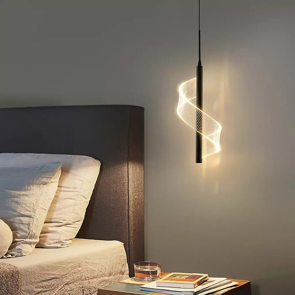 Transparent Radiance Modern Acrylic Pendant