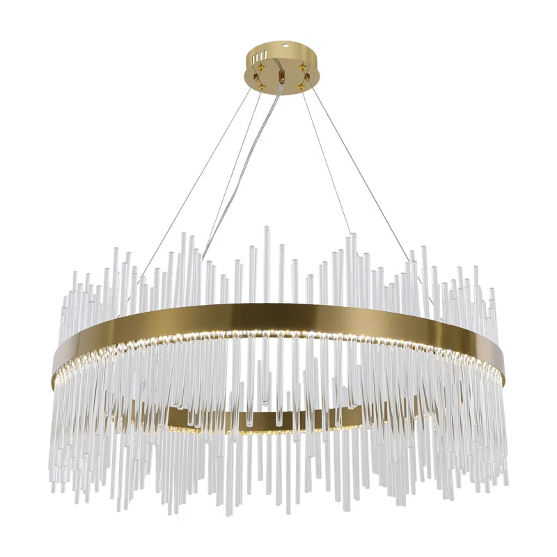 نجفة كريستال مودرن "كاميلا" Camila Modern LED Crystal Chandelier" with Three-Color Changing Bulbs "