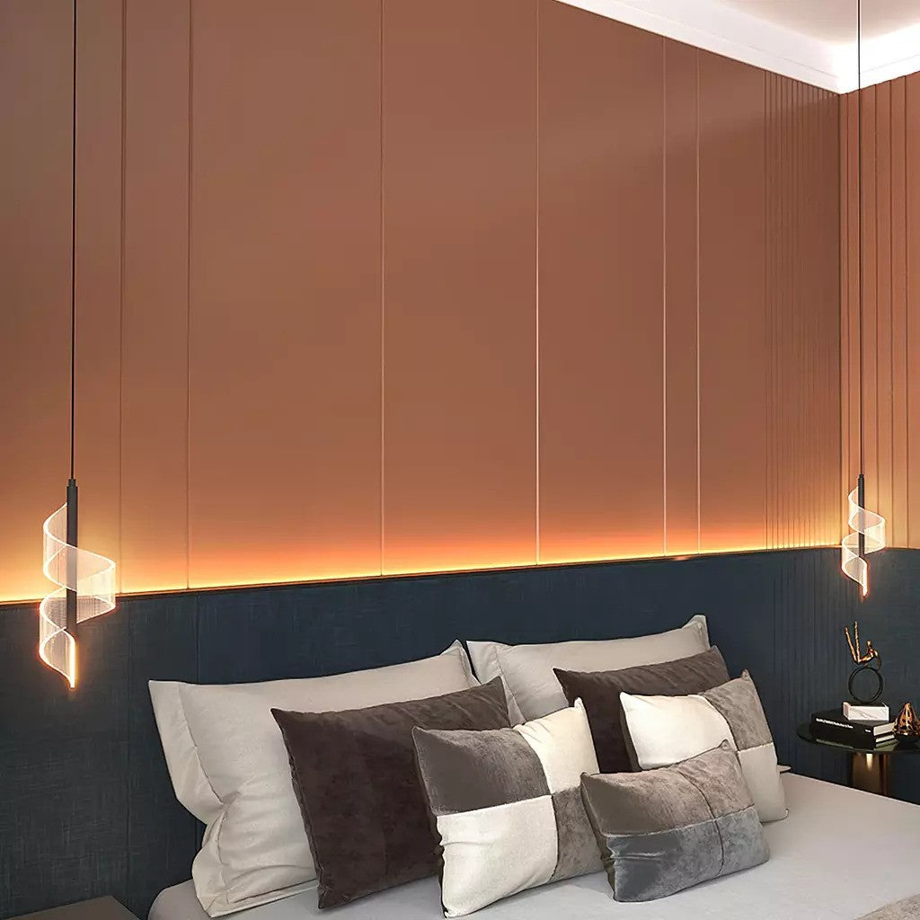 Transparent Radiance Modern Acrylic Pendant