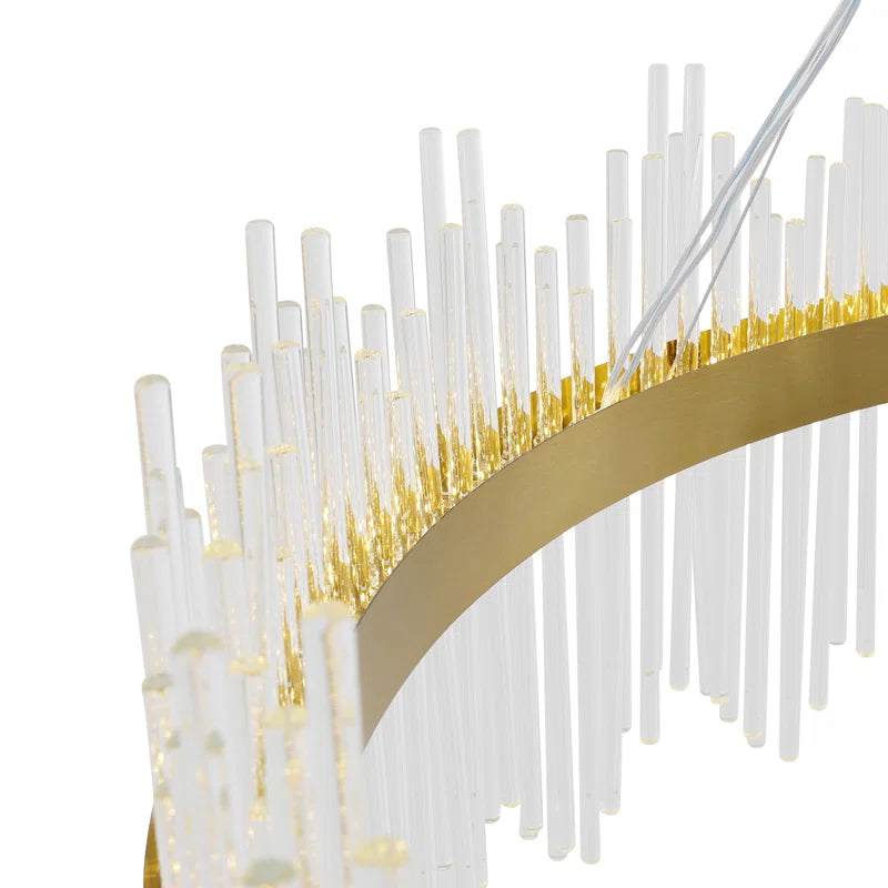 نجفة كريستال مودرن "كاميلا" Camila Modern LED Crystal Chandelier" with Three-Color Changing Bulbs "