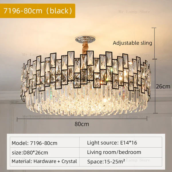 نجفة كريستال مودرن "فيولا" Viola Modern Crystal Chandelier