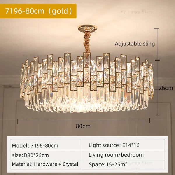 نجفة كريستال مودرن "فيولا" Viola Modern Crystal Chandelier