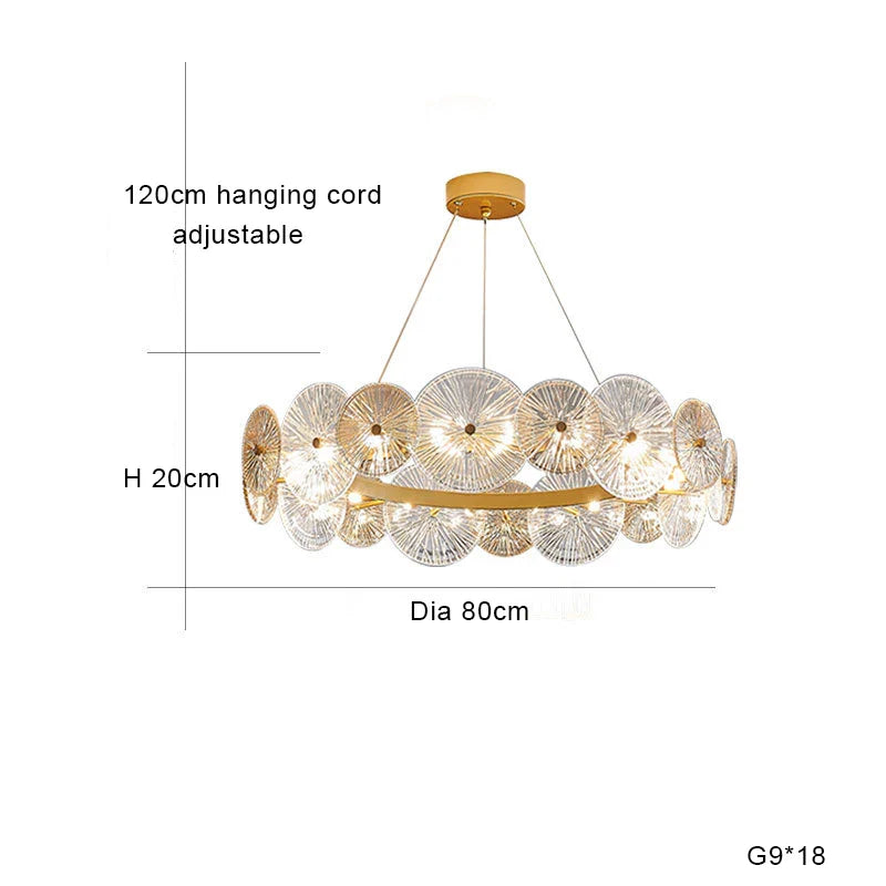 نجفة كريستال مودرن "أوليا" Olia Modern Crystal Chandelier