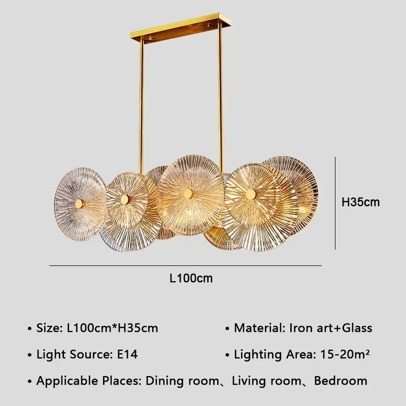 نجفة كريستال مودرن "إليا" Elia Modern Crystal Chandelier