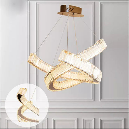 نجفة كريستال "جلايد" Glide Crystal Chandelier