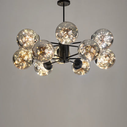 نجفة كلوب زجاج مودرن "نيلي" Nilly Modern Globe Glass Chandelier