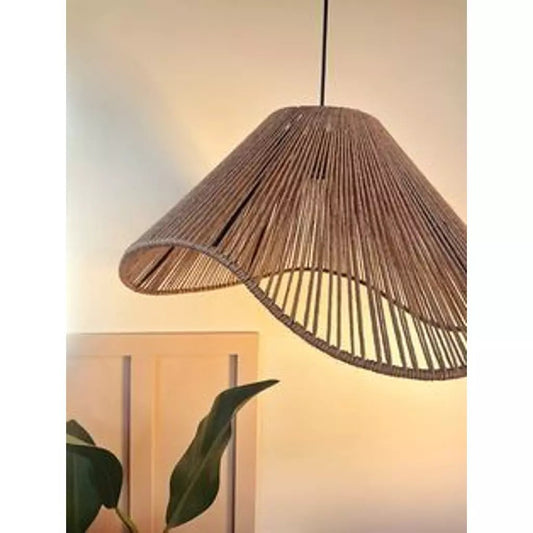 معلقة سقف بوهو "جوت هالو" Jute Halo Boho Ceiling Pendant