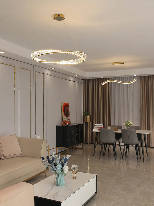 نجفة كريستال مودرن "جيد" Jade Modern Crystal Chandelier