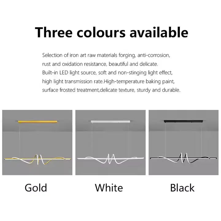 نجفة ليد مودرن "أليس" Elise Modern LED Chandelier  " with Three-Color Changing Bulbs "