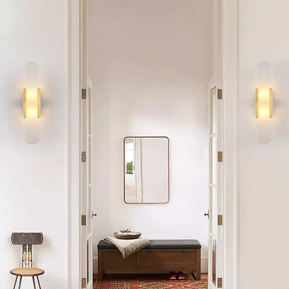 Lucid Edge Modern Acrylic Wall Sconce