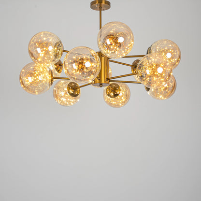 نجفة كلوب زجاج مودرن "نيلي" Nilly Modern Globe Glass Chandelier