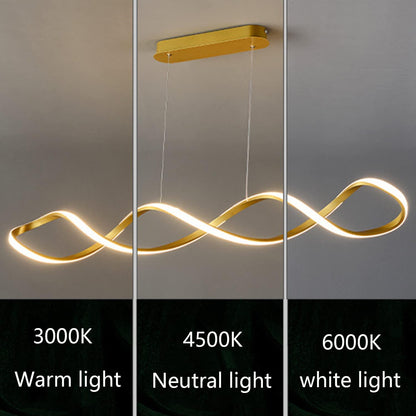 نجفة ليد مودرن "فريا" Freya Modern LED Chandelier  " with Three-Color Changing Bulbs "