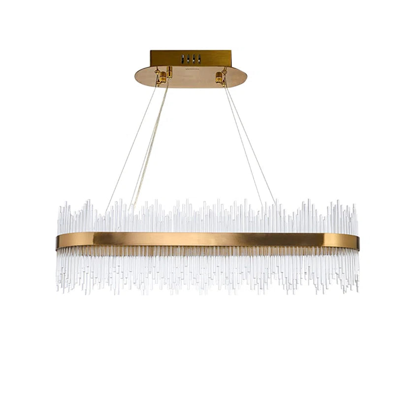 نجفة كريستال مودرن "دينا" Dina Modern LED Crystal Chandelier" with Three-Color Changing Bulbs "