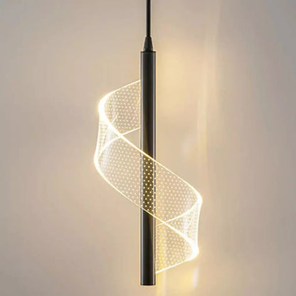 Transparent Radiance  Modern Acrylic Pendant