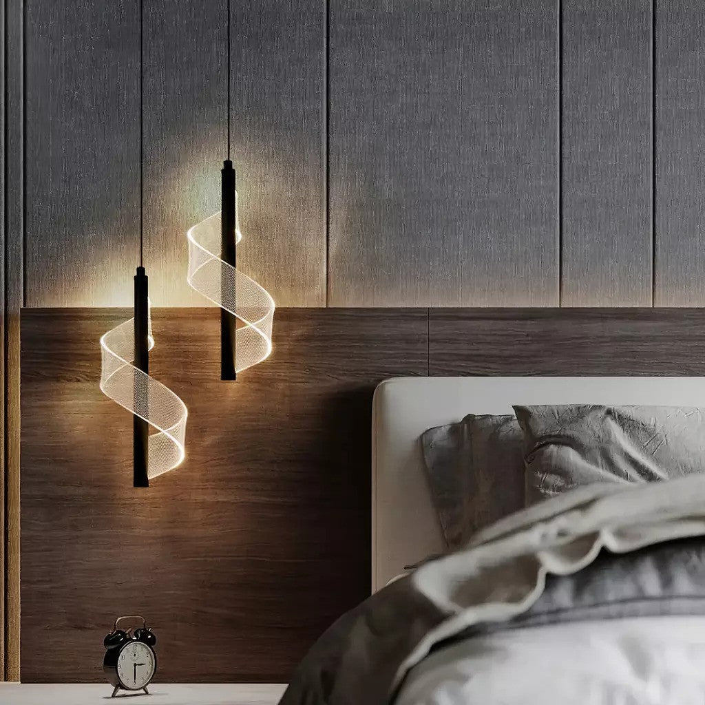 Transparent Radiance  Modern Acrylic Pendant