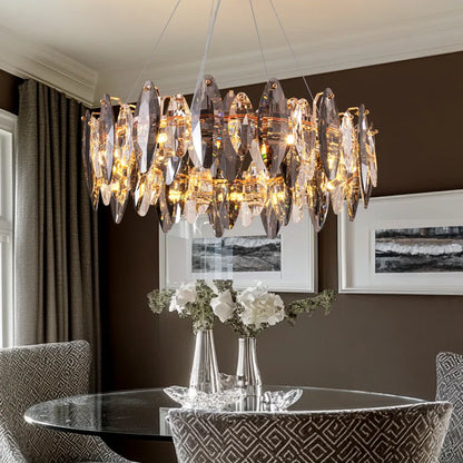 نجفة كريستال مودرن "هليا" Helia  Modern Crystal Chandelier