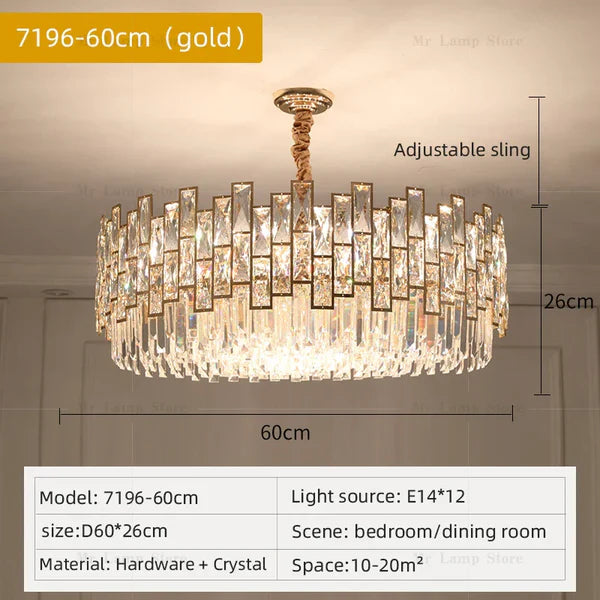 نجفة كريستال مودرن "فيولا" Viola Modern Crystal Chandelier