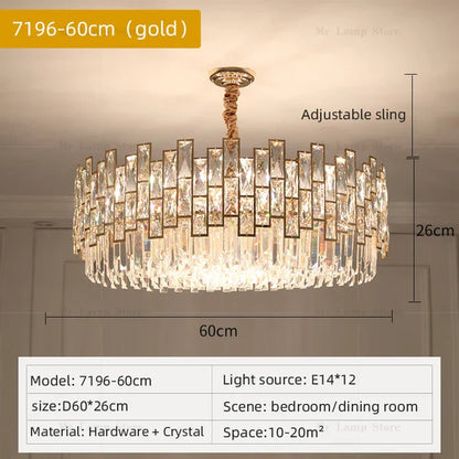 نجفة كريستال مودرن "فيولا" Viola Modern Crystal Chandelier