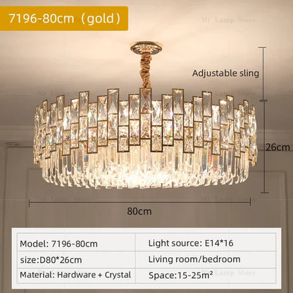 نجفة كريستال مودرن "فيولا" Viola Modern Crystal Chandelier